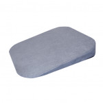 Coussin d'assise dos gris épaisseur fine 1 à 6 cm