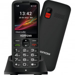 Téléphone Portable 4G Konrow Simplifié Noir