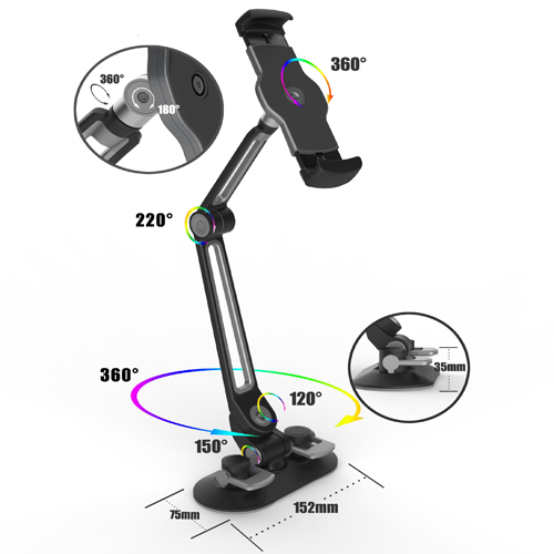 Support orientable pour tablette numérique