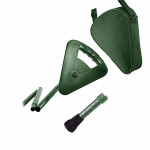 Canne Siège Standard réglable pliable Flipstick verte + housse