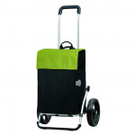 Chariot de Courses Vert 44L Grandes Roues multifonctions