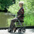 Rollator déambulateur 4 roues siège repos freins et panier rigide