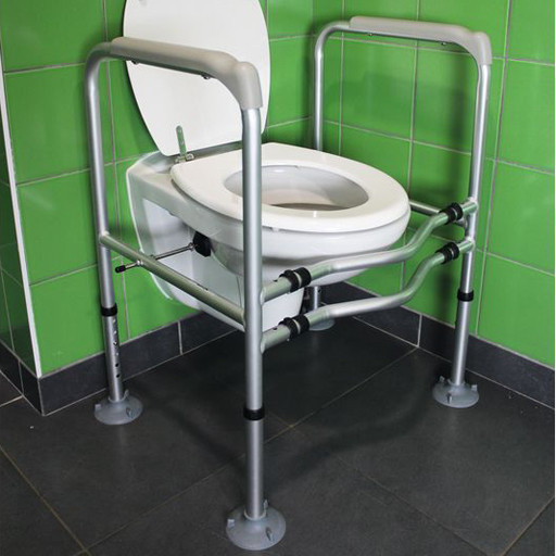 Support de maintien toilettes WC réglable