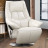 Fauteuil relax KARMA 2 moteurs Cuir gris rotation 360° densité 60kg/m3