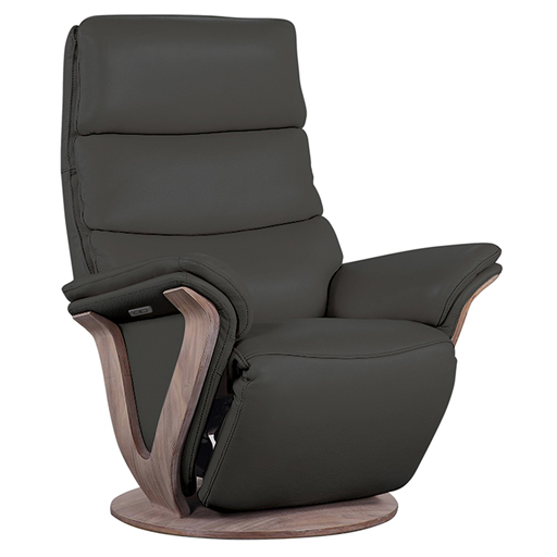 Fauteuil relax flower 2 moteurs Cuir rotation 360° densité 60kg/m3