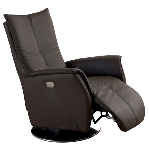 Fauteuil Relaxation Cotelit 2 moteurs 100% Cuir Italien rotation 360°