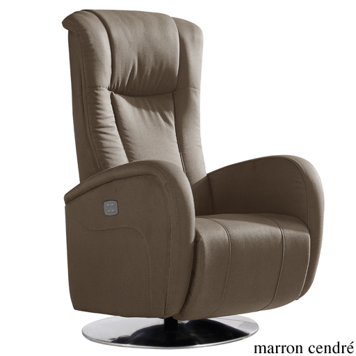 Fauteuil Relaxation Volden manuel microfibre imitation cuir rotation 360°