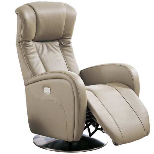 Fauteuil Relaxation Manuel volupte Luxe Cuir Italien rotation 360°