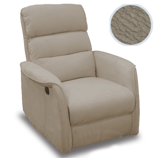 Fauteuil Relaxation Manuel Soft Microfibre imitation cuir