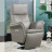 Fauteuil relax flowtwi 2 moteurs Cuir beige rotation 360° densité 60kg/m3