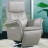 Fauteuil relax TWIST 2 moteurs Cuir rotation 360° densité 60kg/m3