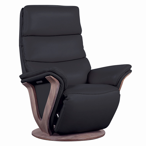 Fauteuil relax flower 2 moteurs Cuir rotation 360° densité 60kg/m3