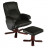 Fauteuil relax manuel microfibre ou cuir rotation 360° densité 24kg/m3