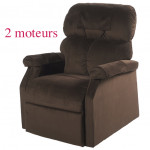 Fauteuil Releveur Relaxant lit Massant Chauffant 2 moteurs Américains zéro gravité