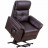 Fauteuil Releveur Relaxation simili Cuir marron 2 moteurs densité 24kg/m3