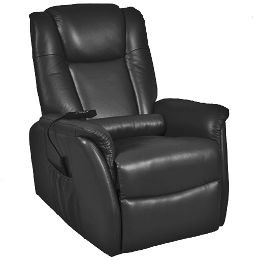 Fauteuil Releveur Relaxation Cuir 1 moteur mémoire de forme Le Précieux 29kg/m3