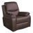 Fauteuil Releveur Relax Massant Chauffant Simili Cuir 1 moteur Inclinaison +