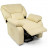 Grand Fauteuil Releveur Relax Massant Chauffant Simili Cuir 1 moteur Inclinaison +