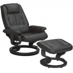 Fauteuil Relaxation Manuel Massant Chauffant cuir rotation 360°