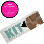 Kit coloration poils pubis, torse et moustaches Noir