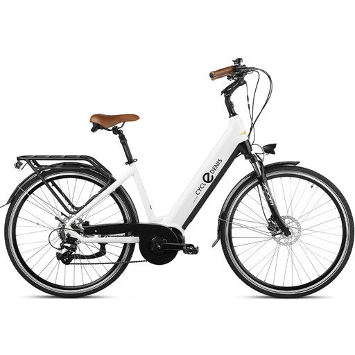 Vélo Electrique CYCLEDENIS 7V roues 28 moteur central frein disc hy bat.invisible 105km