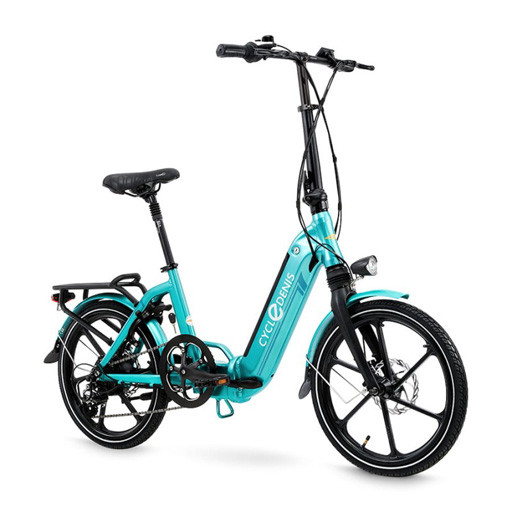 Vélo Electrique Pliant CYCLEDENIS batterie invisible 504Wh 14Ah Autonomie 80km